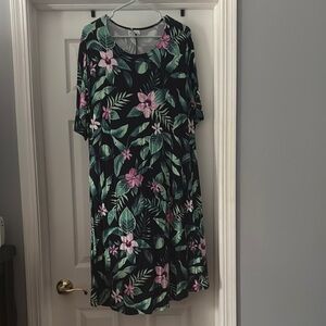 Floral Print Women's Dress